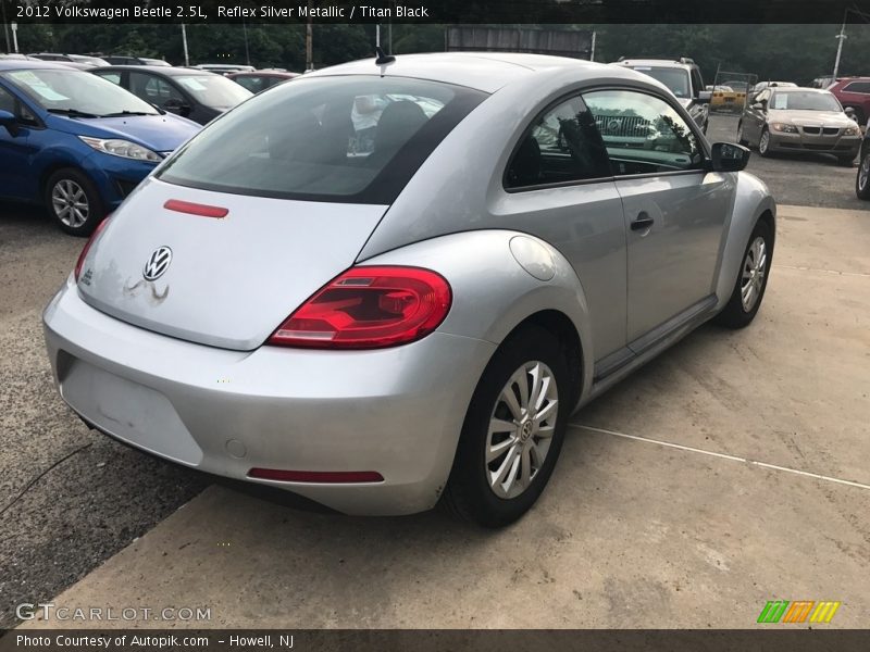 Reflex Silver Metallic / Titan Black 2012 Volkswagen Beetle 2.5L