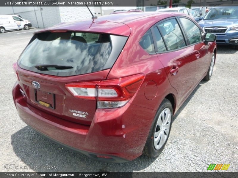 Venetian Red Pearl / Ivory 2017 Subaru Impreza 2.0i 5-Door