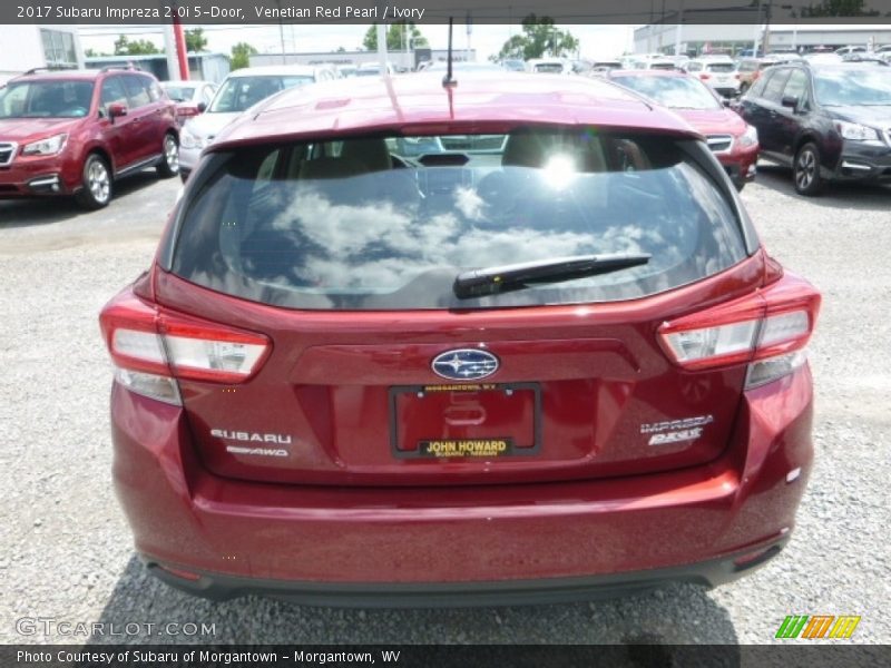 Venetian Red Pearl / Ivory 2017 Subaru Impreza 2.0i 5-Door