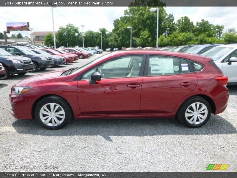 Venetian Red Pearl / Ivory 2017 Subaru Impreza 2.0i 5-Door