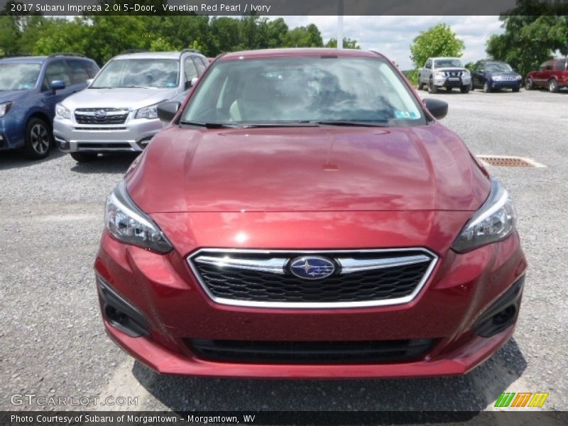 Venetian Red Pearl / Ivory 2017 Subaru Impreza 2.0i 5-Door