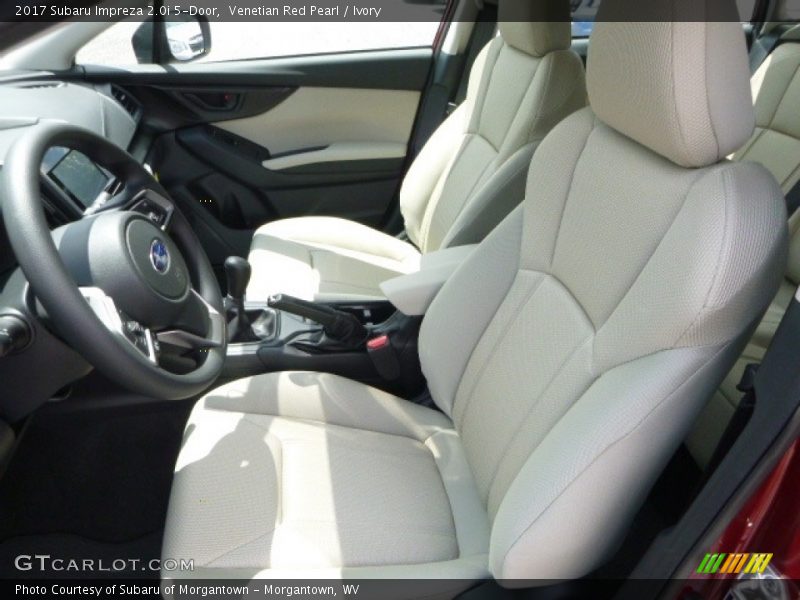 Venetian Red Pearl / Ivory 2017 Subaru Impreza 2.0i 5-Door