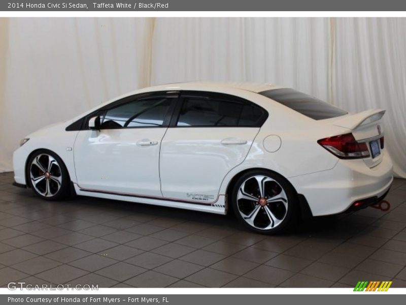 Taffeta White / Black/Red 2014 Honda Civic Si Sedan