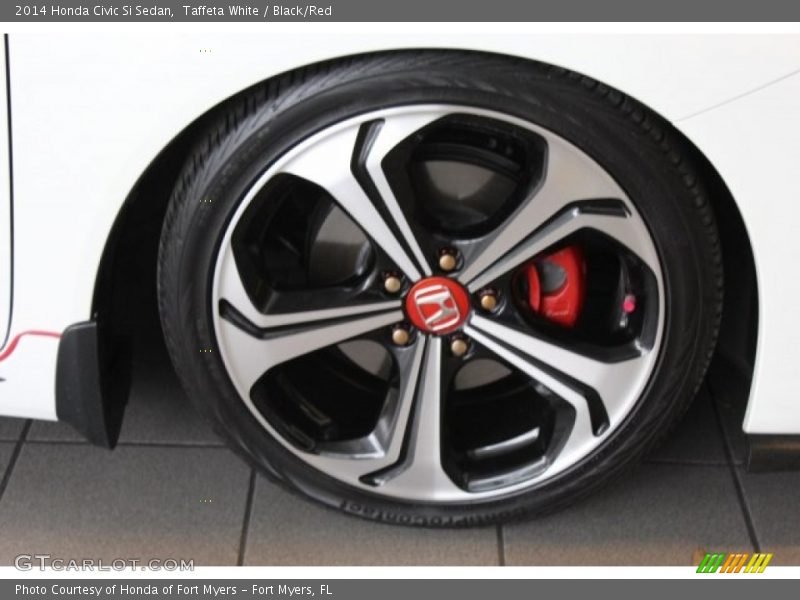 Taffeta White / Black/Red 2014 Honda Civic Si Sedan