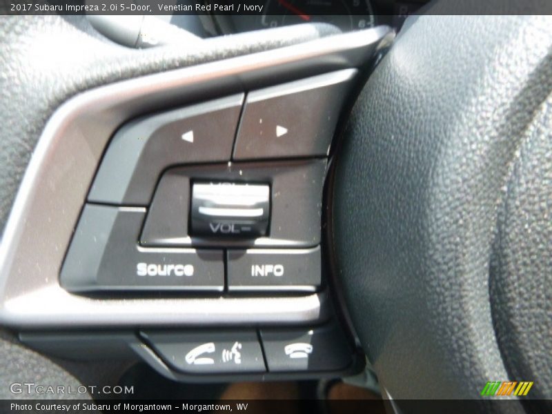 Venetian Red Pearl / Ivory 2017 Subaru Impreza 2.0i 5-Door