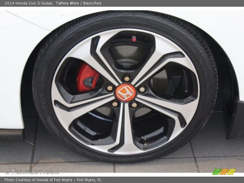 Taffeta White / Black/Red 2014 Honda Civic Si Sedan