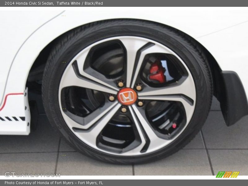Taffeta White / Black/Red 2014 Honda Civic Si Sedan