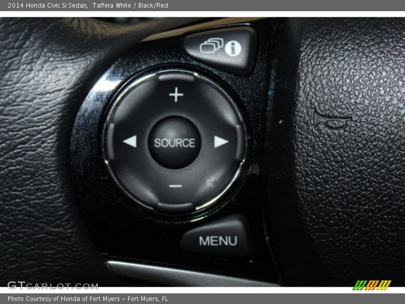Taffeta White / Black/Red 2014 Honda Civic Si Sedan