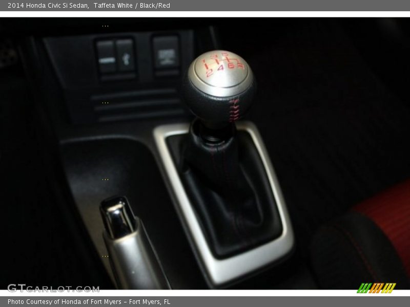 Taffeta White / Black/Red 2014 Honda Civic Si Sedan