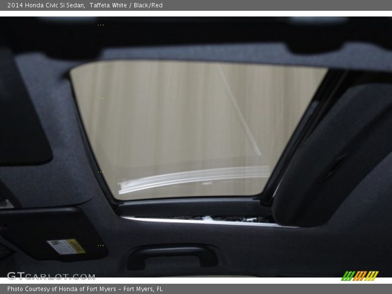 Taffeta White / Black/Red 2014 Honda Civic Si Sedan