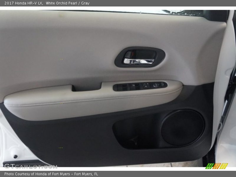 White Orchid Pearl / Gray 2017 Honda HR-V LX