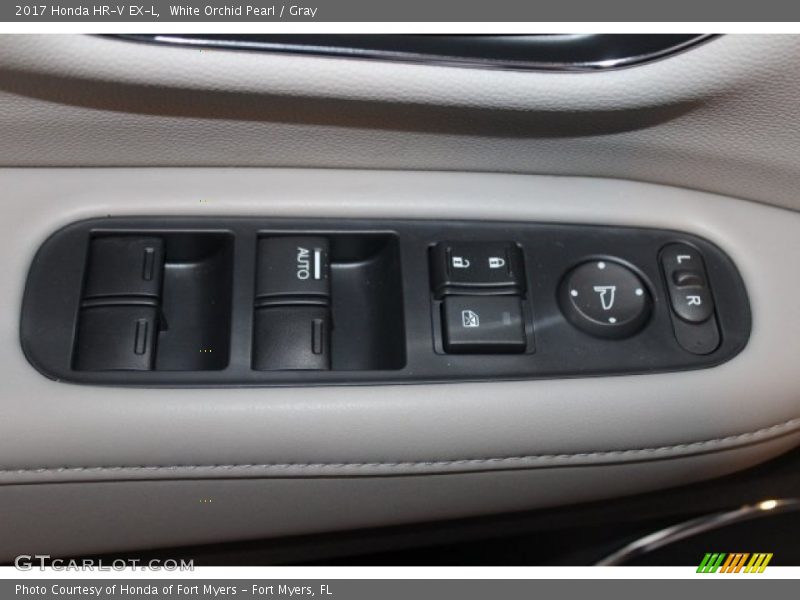 White Orchid Pearl / Gray 2017 Honda HR-V EX-L