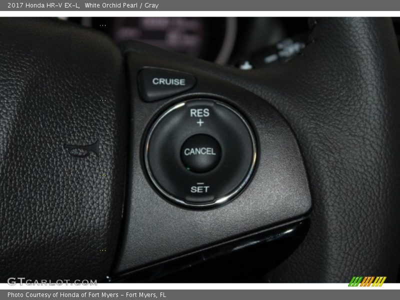White Orchid Pearl / Gray 2017 Honda HR-V EX-L