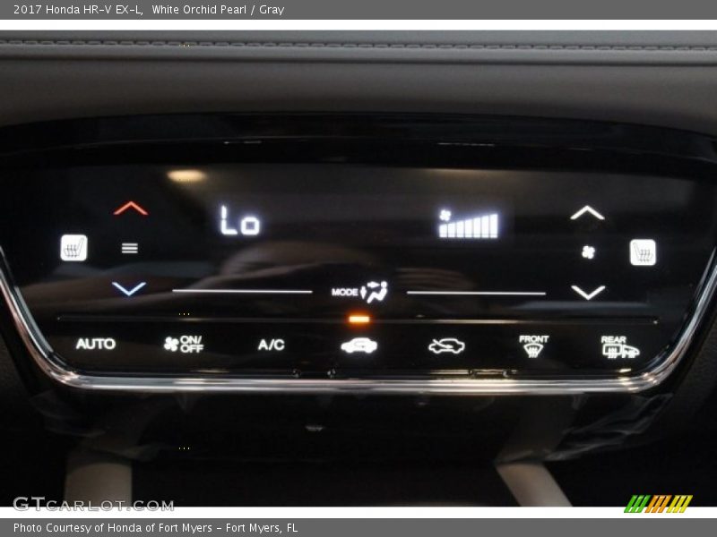 White Orchid Pearl / Gray 2017 Honda HR-V EX-L