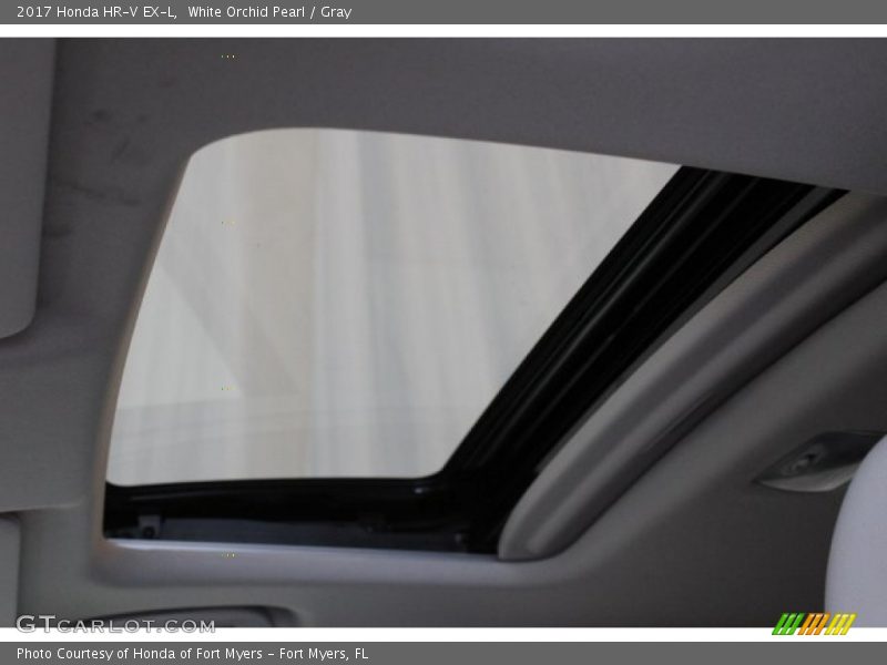 White Orchid Pearl / Gray 2017 Honda HR-V EX-L