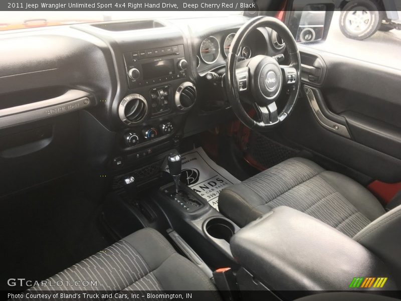 Deep Cherry Red / Black 2011 Jeep Wrangler Unlimited Sport 4x4 Right Hand Drive