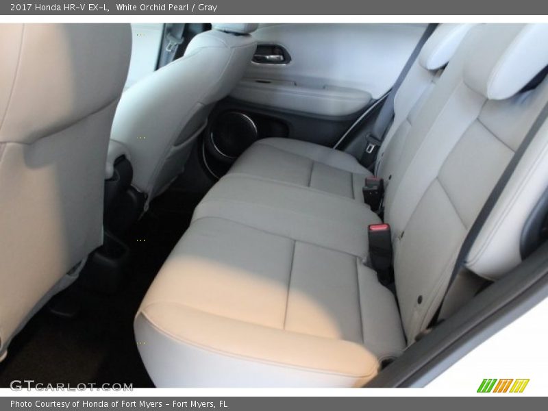 White Orchid Pearl / Gray 2017 Honda HR-V EX-L