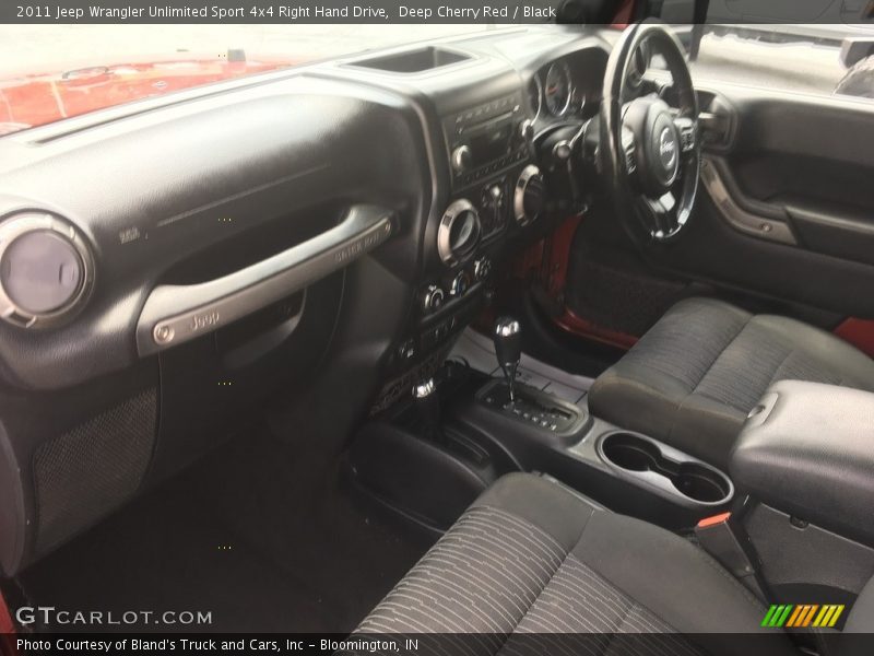 Deep Cherry Red / Black 2011 Jeep Wrangler Unlimited Sport 4x4 Right Hand Drive