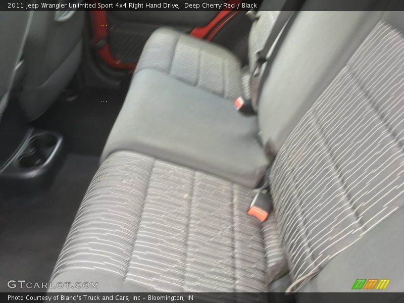 Deep Cherry Red / Black 2011 Jeep Wrangler Unlimited Sport 4x4 Right Hand Drive