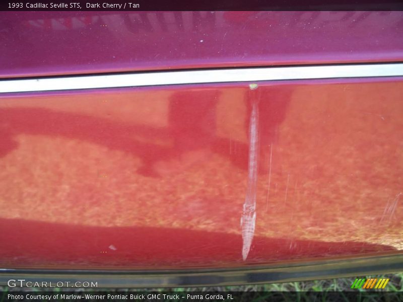 Dark Cherry / Tan 1993 Cadillac Seville STS
