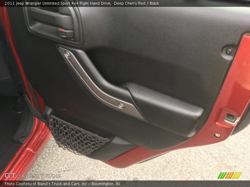 Deep Cherry Red / Black 2011 Jeep Wrangler Unlimited Sport 4x4 Right Hand Drive
