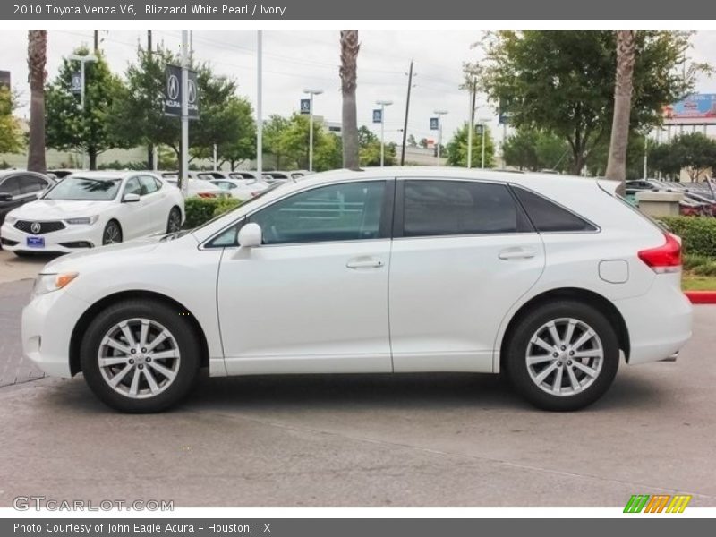Blizzard White Pearl / Ivory 2010 Toyota Venza V6