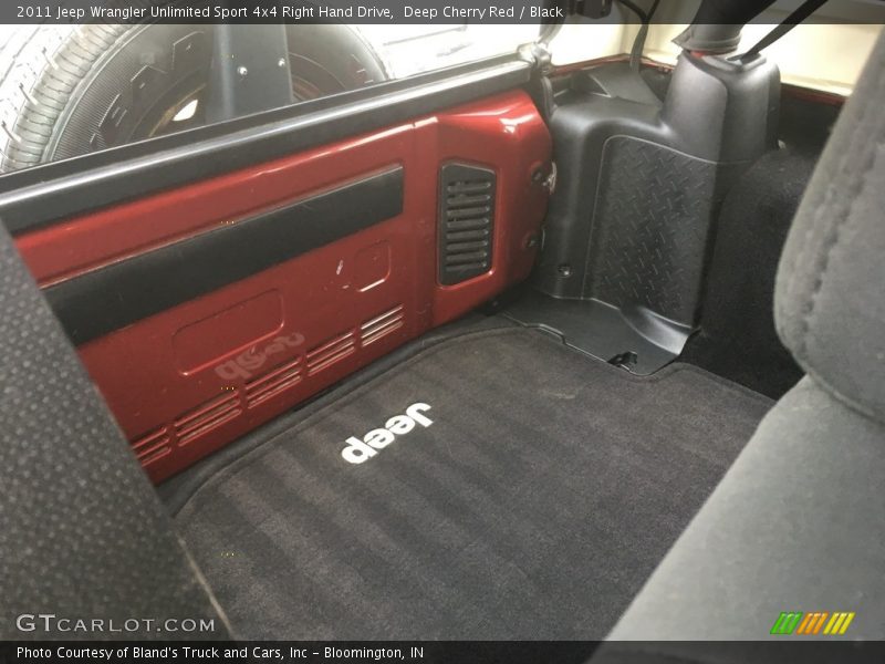 Deep Cherry Red / Black 2011 Jeep Wrangler Unlimited Sport 4x4 Right Hand Drive
