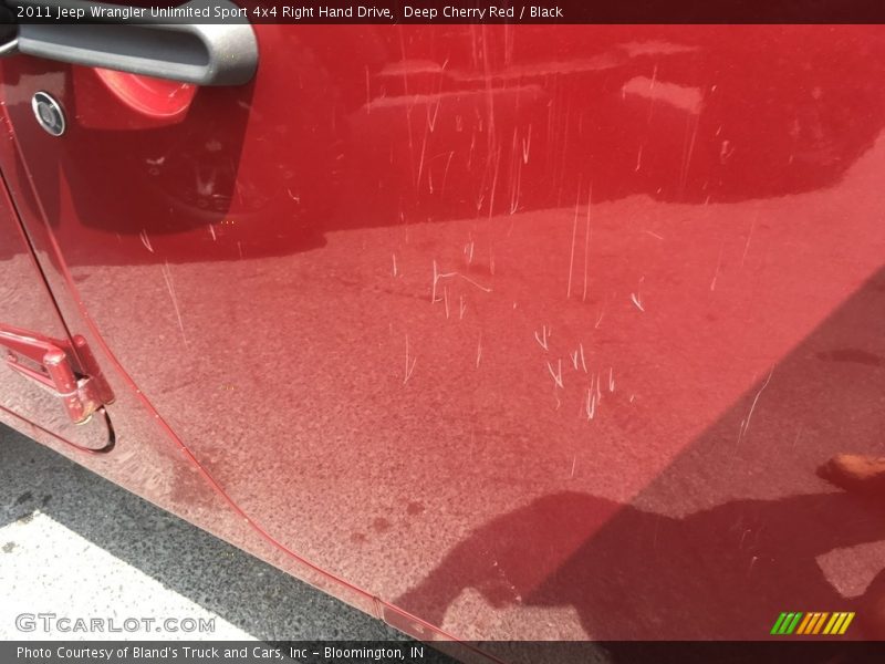 Deep Cherry Red / Black 2011 Jeep Wrangler Unlimited Sport 4x4 Right Hand Drive