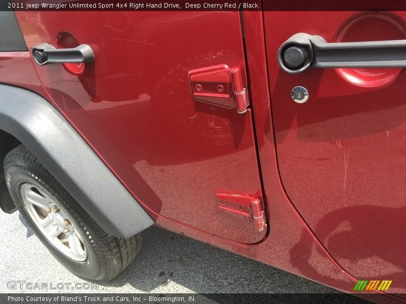 Deep Cherry Red / Black 2011 Jeep Wrangler Unlimited Sport 4x4 Right Hand Drive