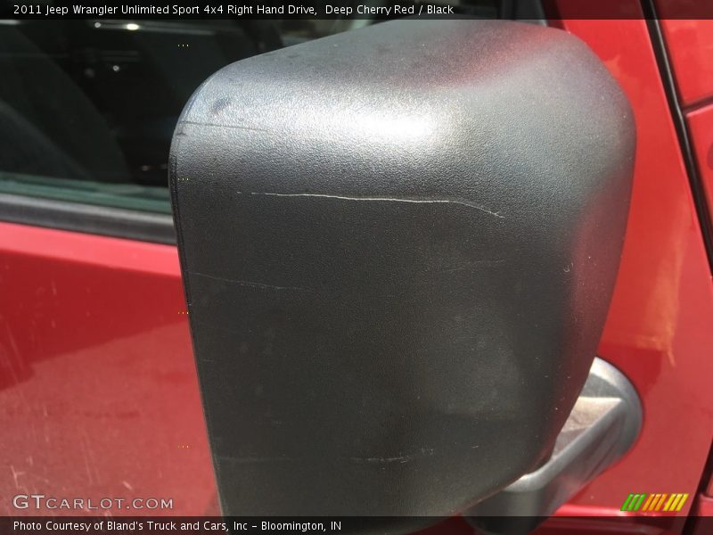 Deep Cherry Red / Black 2011 Jeep Wrangler Unlimited Sport 4x4 Right Hand Drive