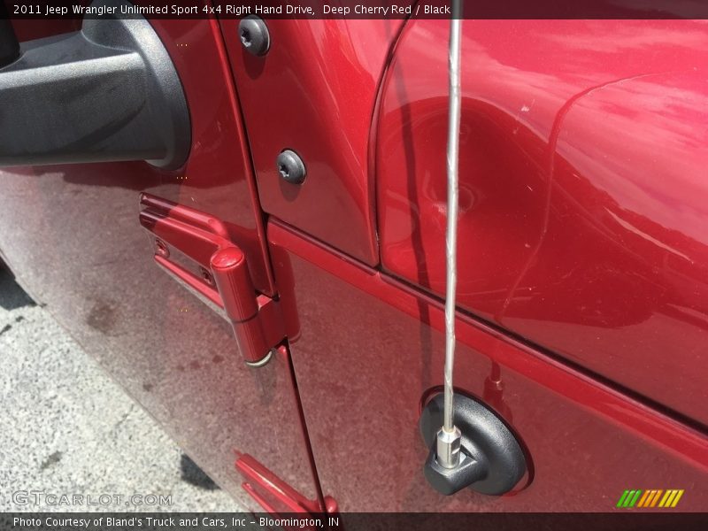 Deep Cherry Red / Black 2011 Jeep Wrangler Unlimited Sport 4x4 Right Hand Drive
