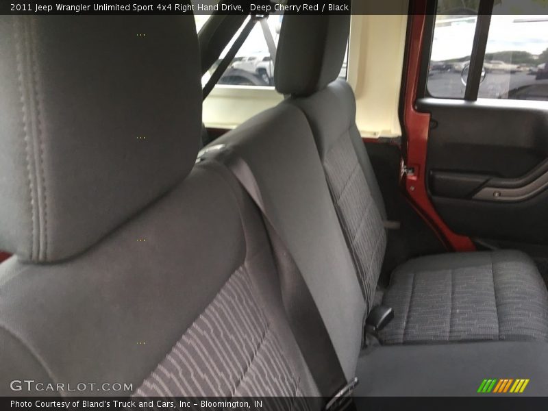 Deep Cherry Red / Black 2011 Jeep Wrangler Unlimited Sport 4x4 Right Hand Drive