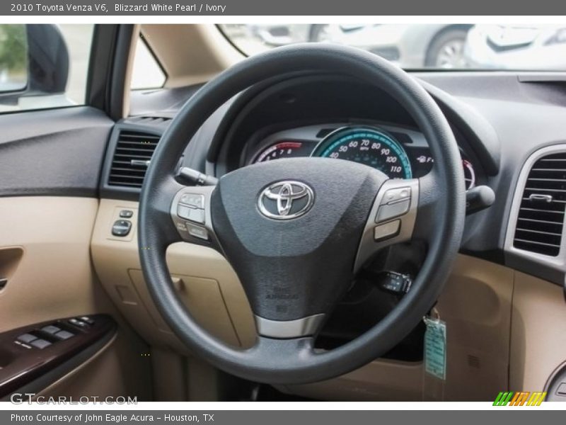 Blizzard White Pearl / Ivory 2010 Toyota Venza V6