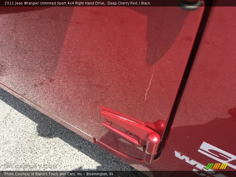 Deep Cherry Red / Black 2011 Jeep Wrangler Unlimited Sport 4x4 Right Hand Drive