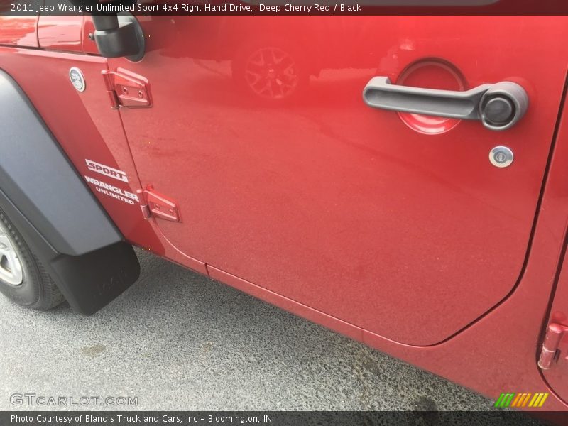 Deep Cherry Red / Black 2011 Jeep Wrangler Unlimited Sport 4x4 Right Hand Drive
