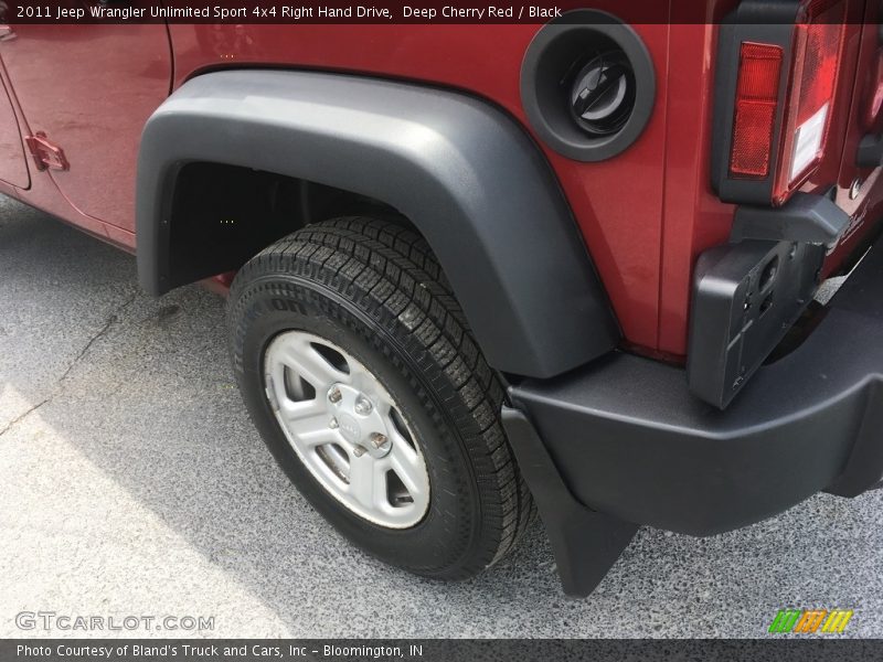 Deep Cherry Red / Black 2011 Jeep Wrangler Unlimited Sport 4x4 Right Hand Drive