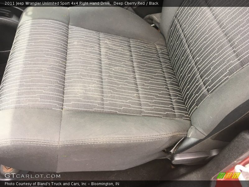 Deep Cherry Red / Black 2011 Jeep Wrangler Unlimited Sport 4x4 Right Hand Drive