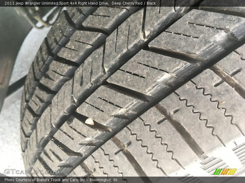 Deep Cherry Red / Black 2011 Jeep Wrangler Unlimited Sport 4x4 Right Hand Drive