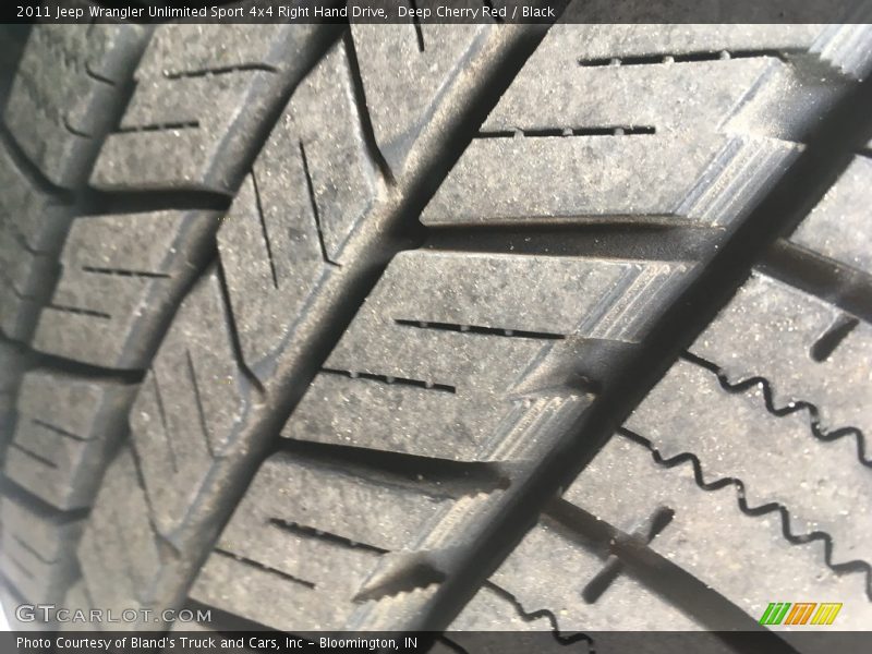 Deep Cherry Red / Black 2011 Jeep Wrangler Unlimited Sport 4x4 Right Hand Drive