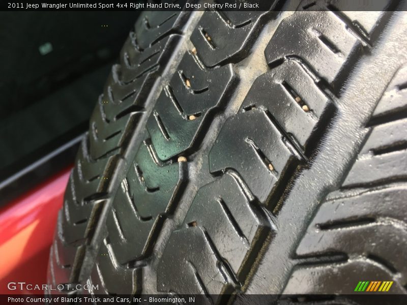 Deep Cherry Red / Black 2011 Jeep Wrangler Unlimited Sport 4x4 Right Hand Drive