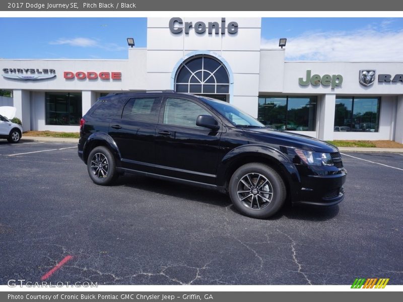 Pitch Black / Black 2017 Dodge Journey SE