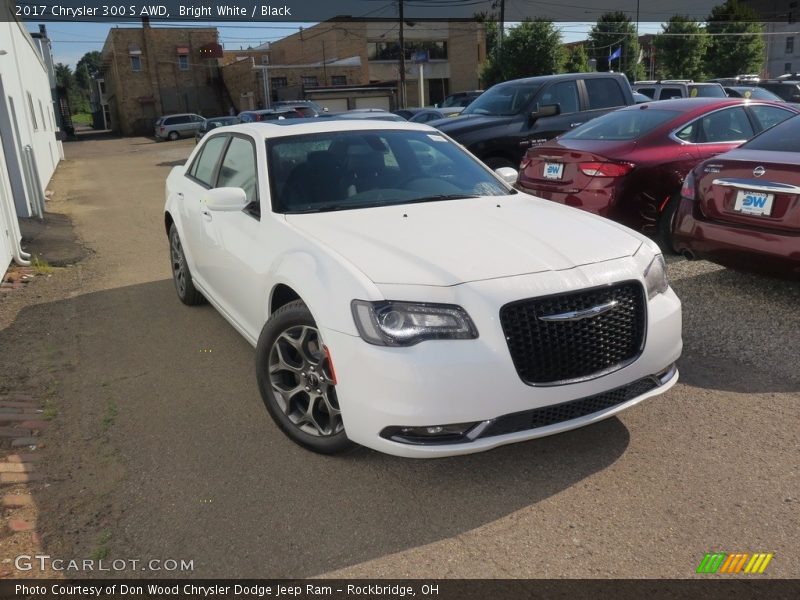 Bright White / Black 2017 Chrysler 300 S AWD