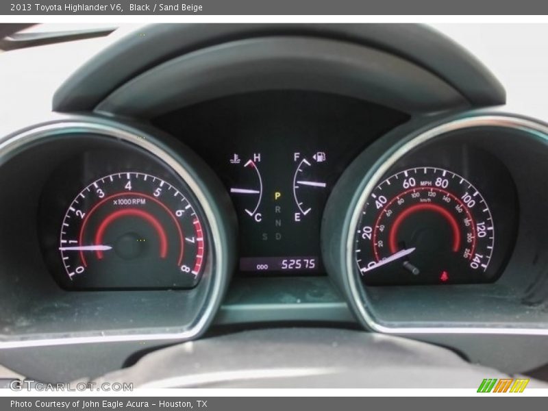 Black / Sand Beige 2013 Toyota Highlander V6