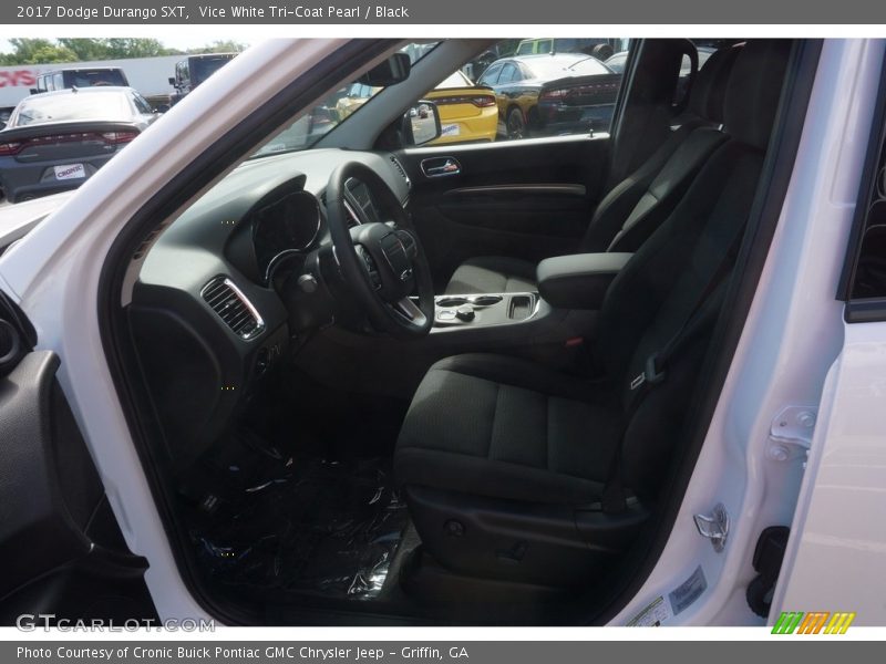 Vice White Tri-Coat Pearl / Black 2017 Dodge Durango SXT