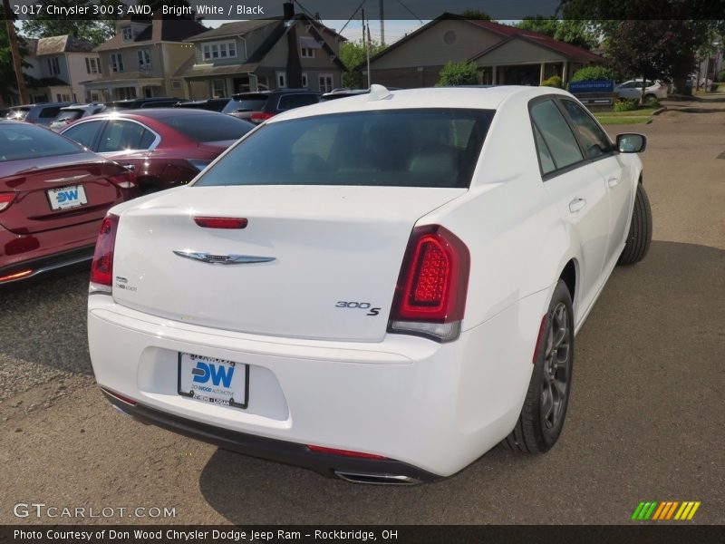 Bright White / Black 2017 Chrysler 300 S AWD