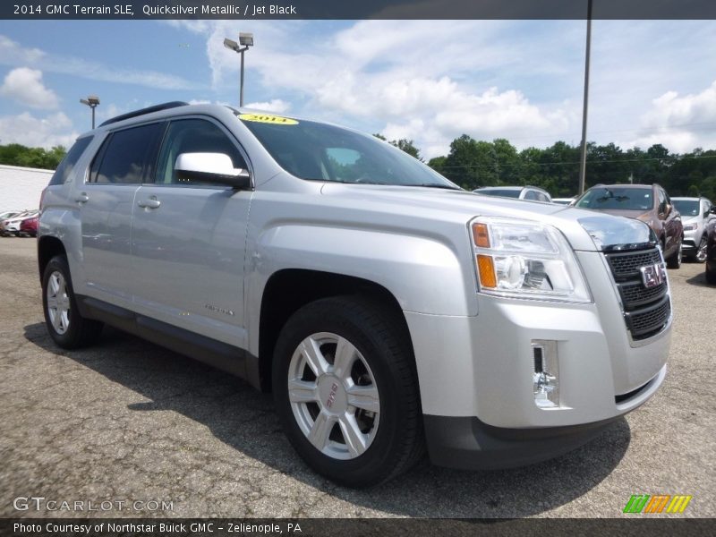 Quicksilver Metallic / Jet Black 2014 GMC Terrain SLE