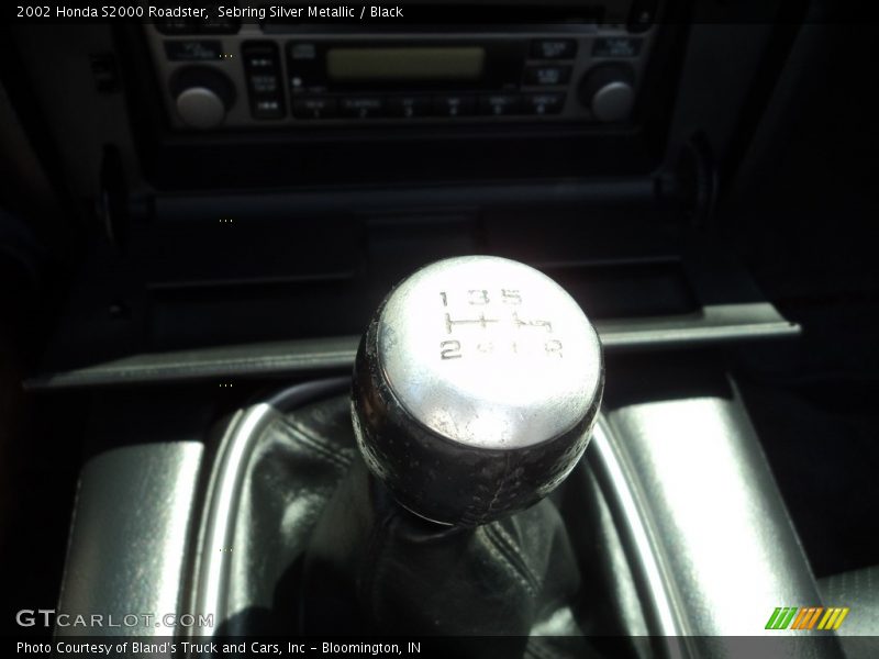 Sebring Silver Metallic / Black 2002 Honda S2000 Roadster