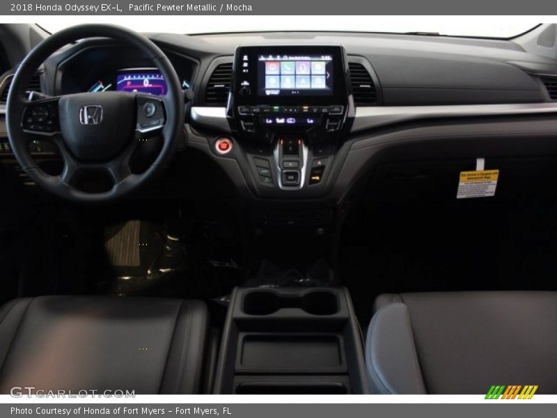 Pacific Pewter Metallic / Mocha 2018 Honda Odyssey EX-L
