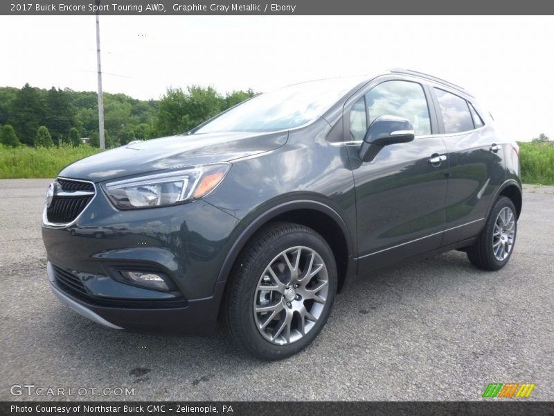 Graphite Gray Metallic / Ebony 2017 Buick Encore Sport Touring AWD