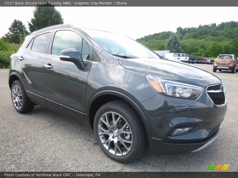 Graphite Gray Metallic / Ebony 2017 Buick Encore Sport Touring AWD